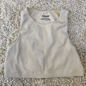 Garage High Neck Crop Top